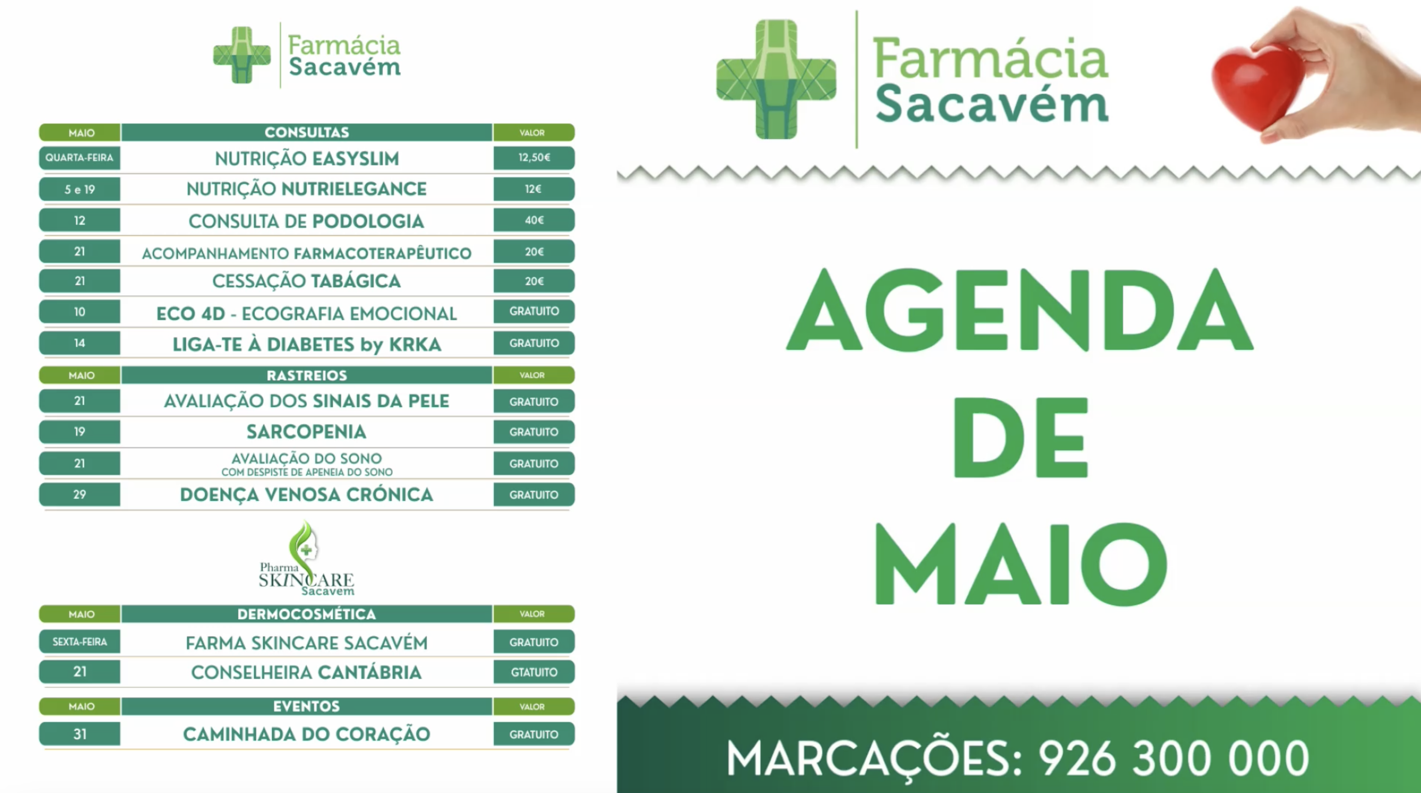 Agenda de maio